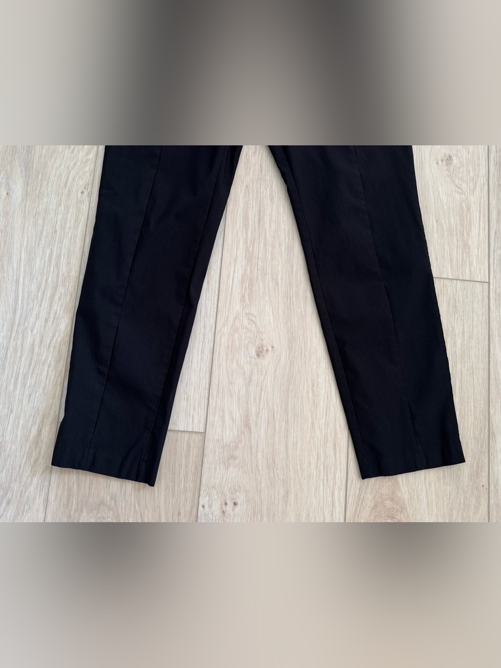 Chico’s So Slimming black womens dress pants size 3 / 16 US flat front stretch - Picture 2 of 14
